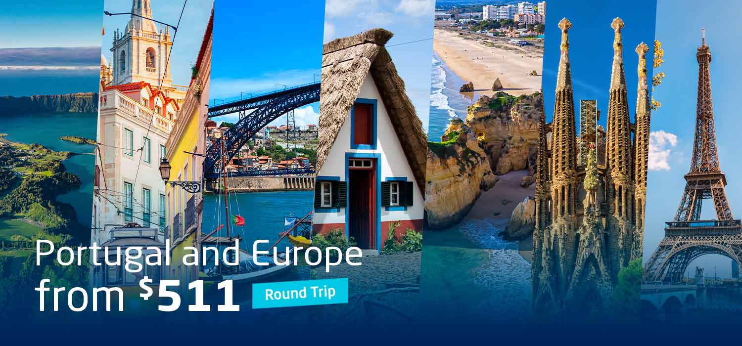 Portugal and Europe from $511 round trip